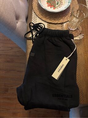 Fear of God ESSENTIALS Black Sweatpants